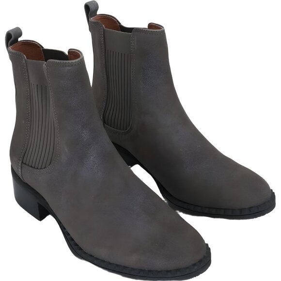 Gentle Souls Best Elastic Chelsea Ankle Boot Mineral Gray Women's US 10M - Picture 4 of 6